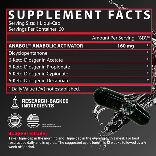 Nutrex Research - Abol Hardcore - Anabolic Muscle Mass Activator - Image 7