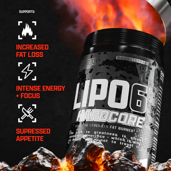 Lipo-6 Hardcore Hardcore Fat Burner & Muscle Protection - Nutrex Research - Image 6