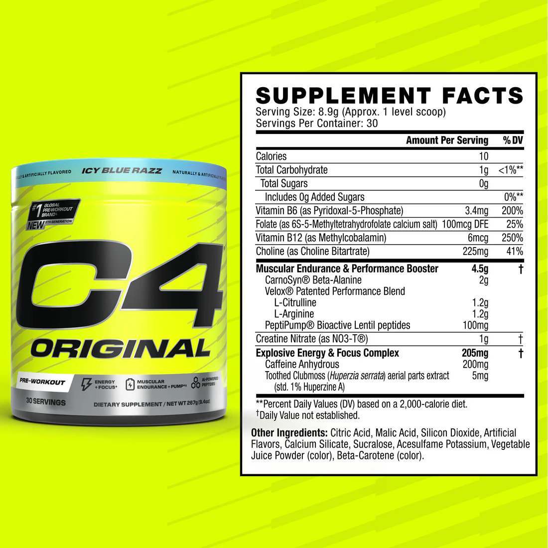 C4 Original Pre Workout Powder - Cellucor - Image 2