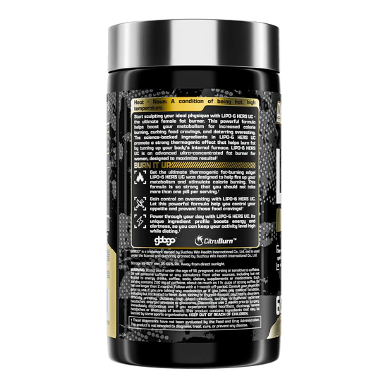 Lipo-6 Hers UC Fat Burner & Weight Control Designed For Women - Nutrex Research - Image 2