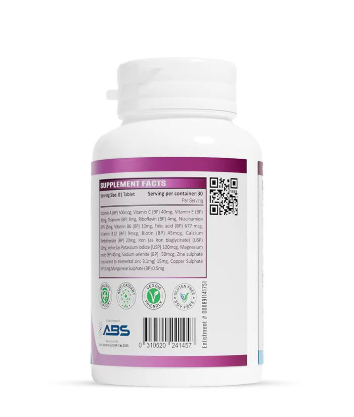 Women’s Multi Complex - ABS Nutrition - Image 2