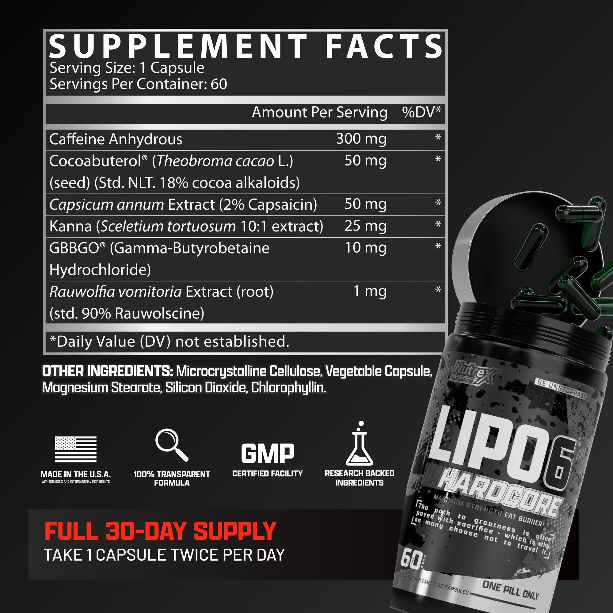 Nutrex Research - Lipo-6 Hardcore - Image 7