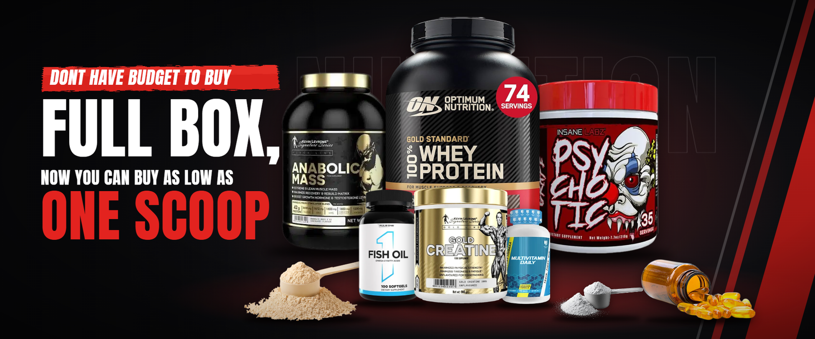 Premium protein, creatine and pre-workout supplements at X Freak Fitness