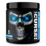 JNX Sports The Curse Pre Workout Blue Raspberry 50 Serve Bottle Front 9ca480ca 8ec6 43e3 8af4 5ba8cac0310f 700x