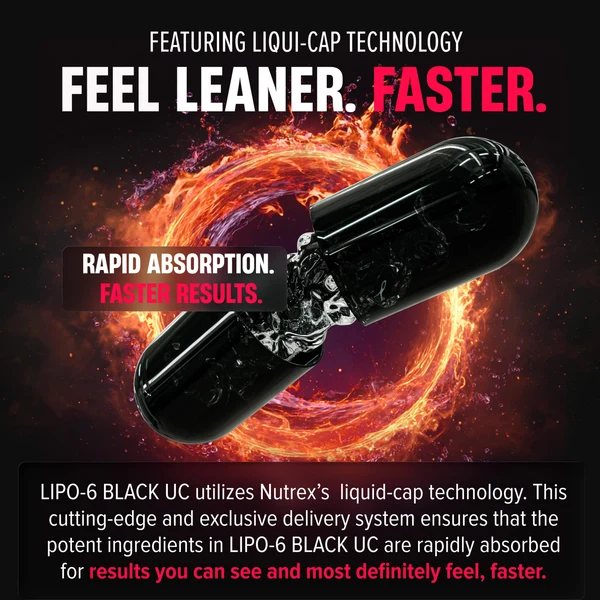 Nutrex Research - Lipo-6 Black Ultra Concentrate Fat Burner - Image 7