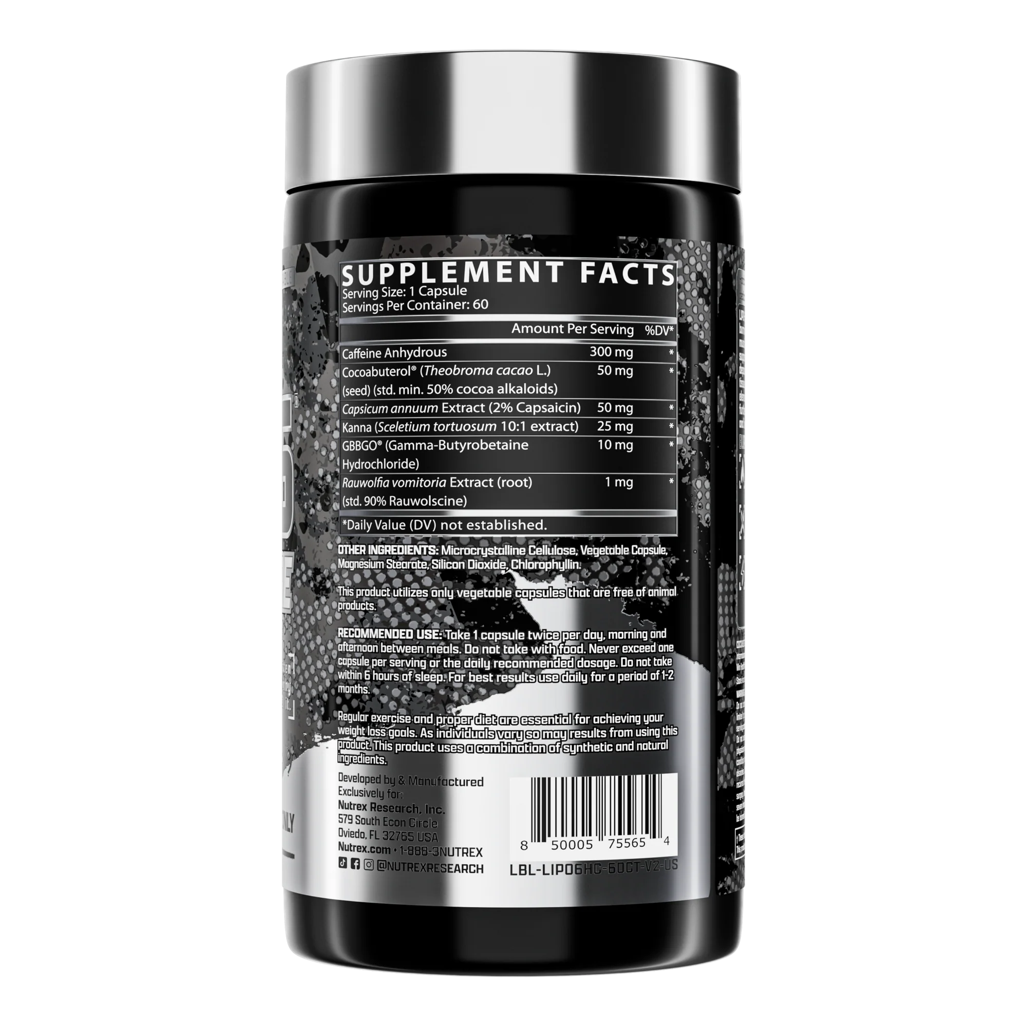 Nutrex Research - Lipo-6 Hardcore - Image 2