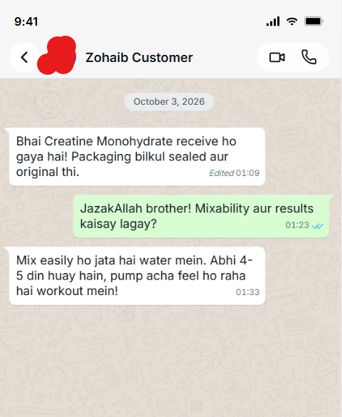 Customer feedback