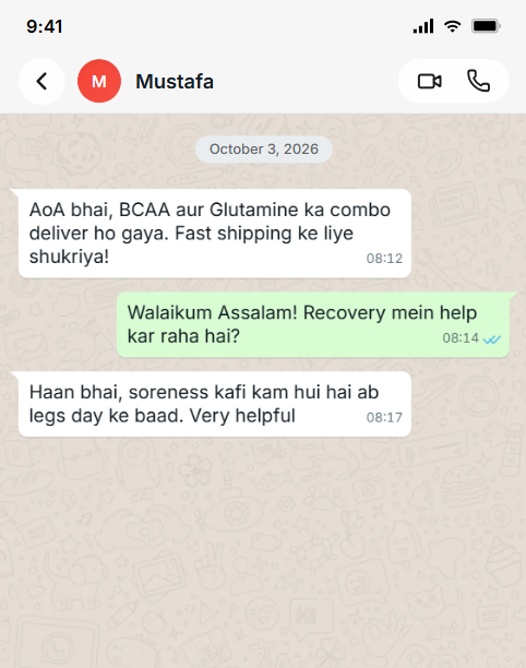 Customer feedback