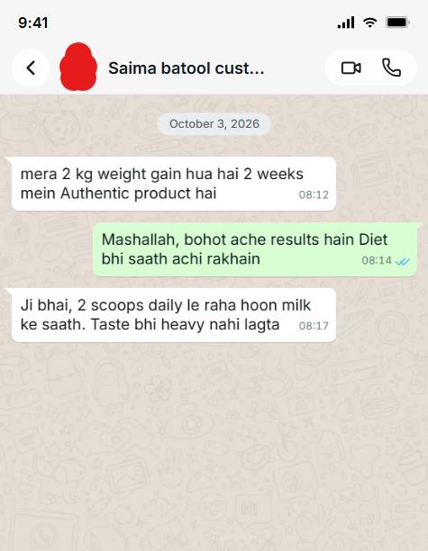 Customer feedback