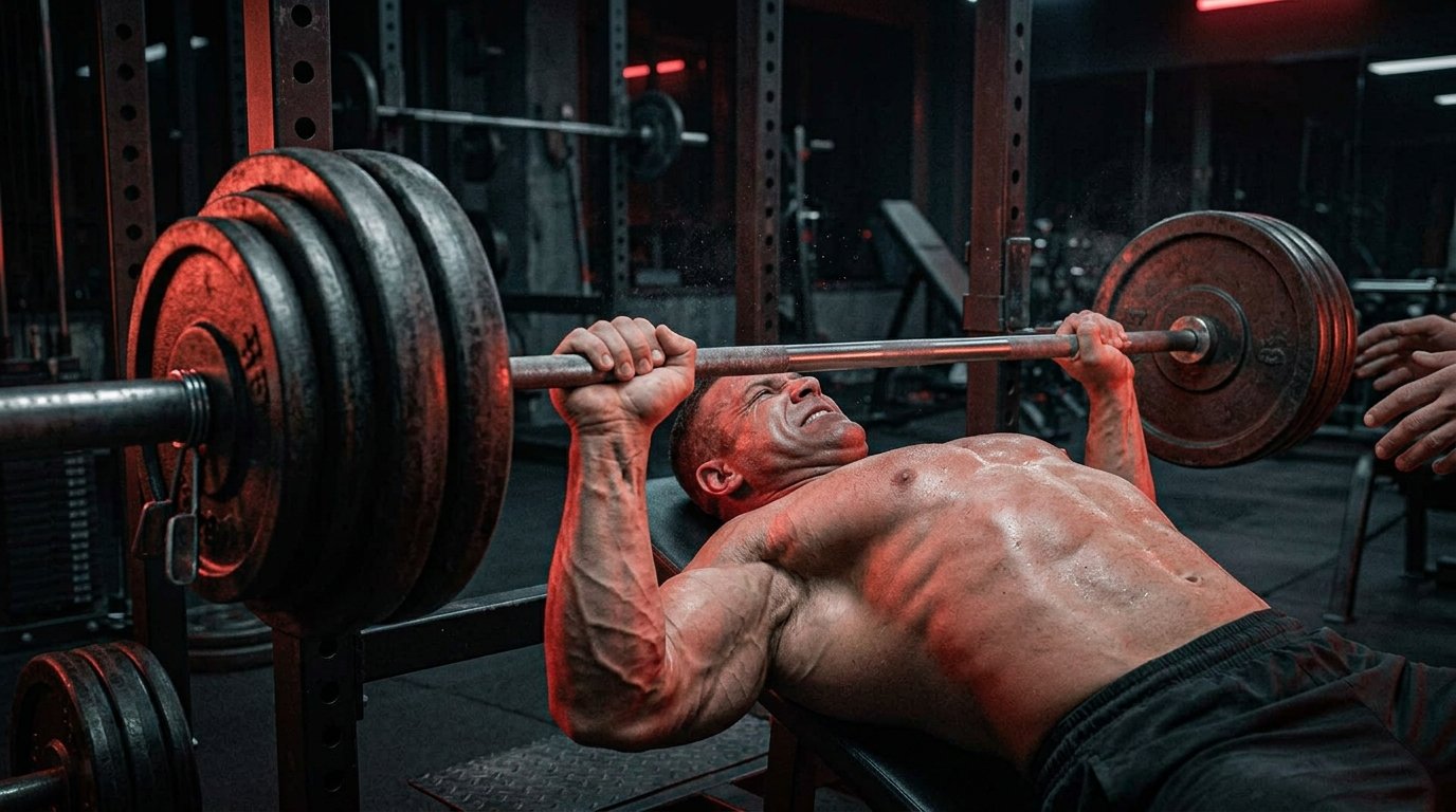 Creatine powder in a scoop