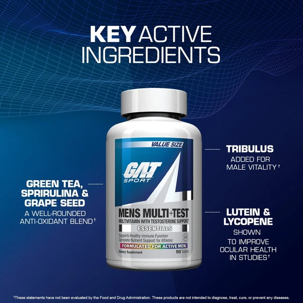 GAT Sport - MENS MULTI+TEST VITAMIN - Image 5