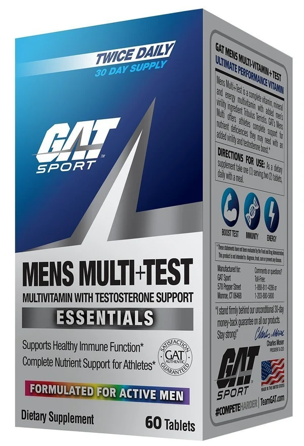 GAT Sport - MENS MULTI+TEST VITAMIN - Image 4